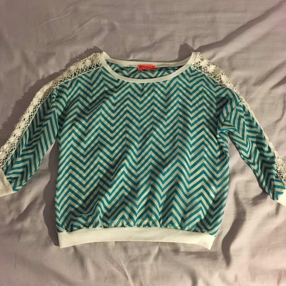 Sheer Long Sleeve Blouse